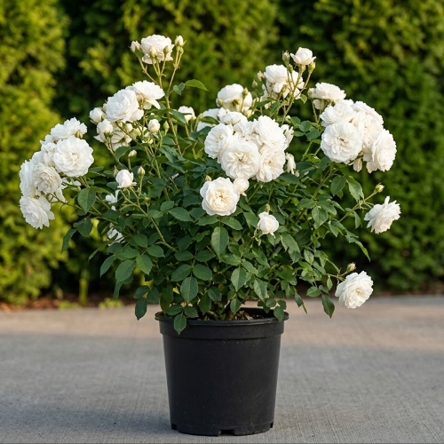 Роза повторноцветущая Boule De Neige купить